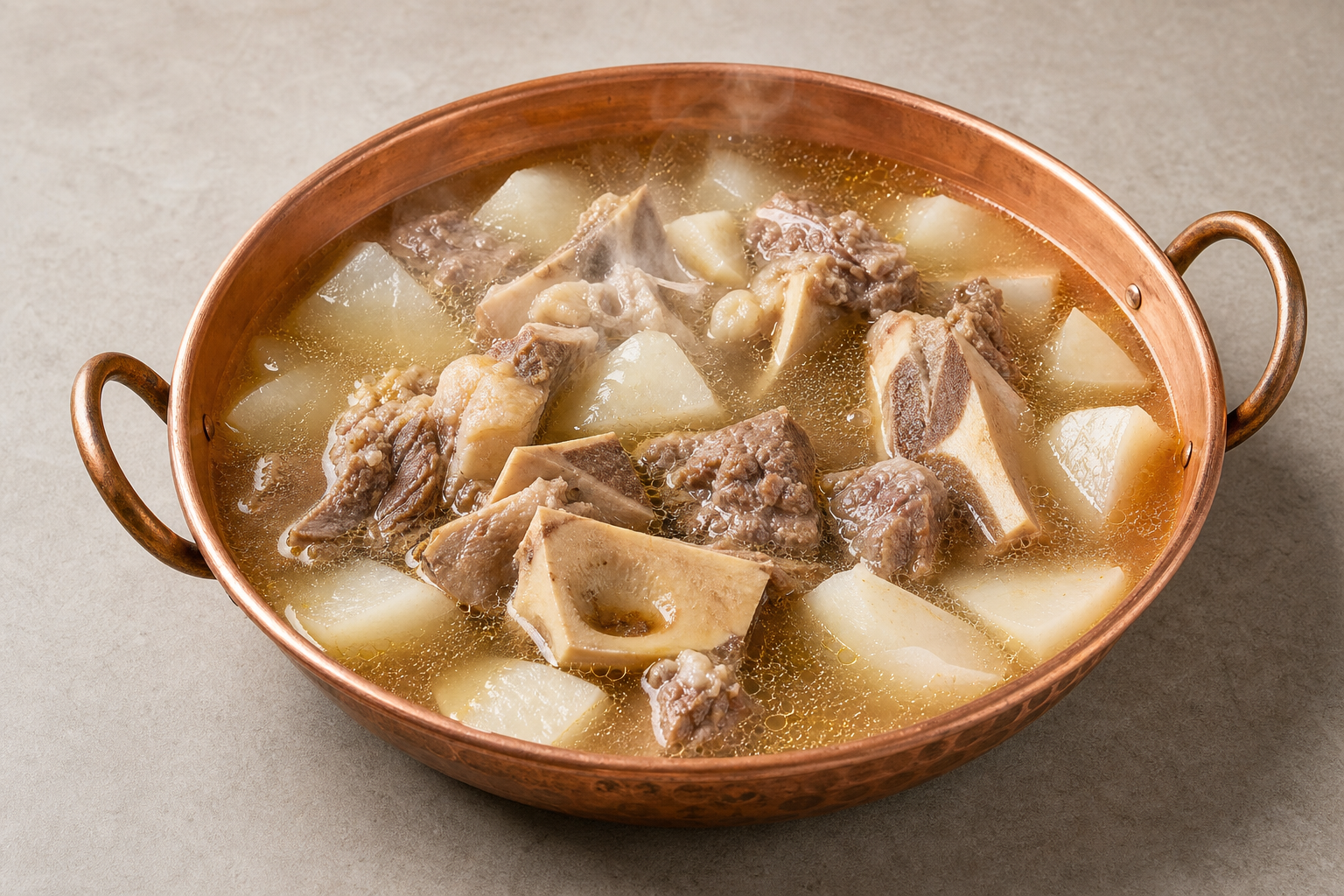 copper pot Chaoshan beef bone hot pot broth P08 — China ingredient