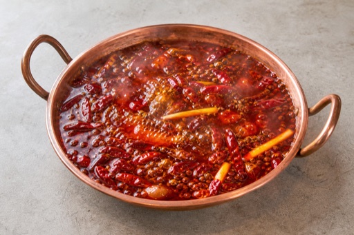 copper pot Sichuan Chongqing beef tallow hot pot broth P05 — China ingredient