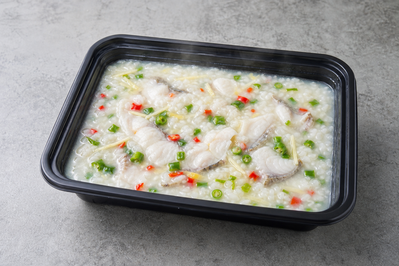 Photorealistic double pepper Shunde congee base hot pot broth P06 food image by VDAMO