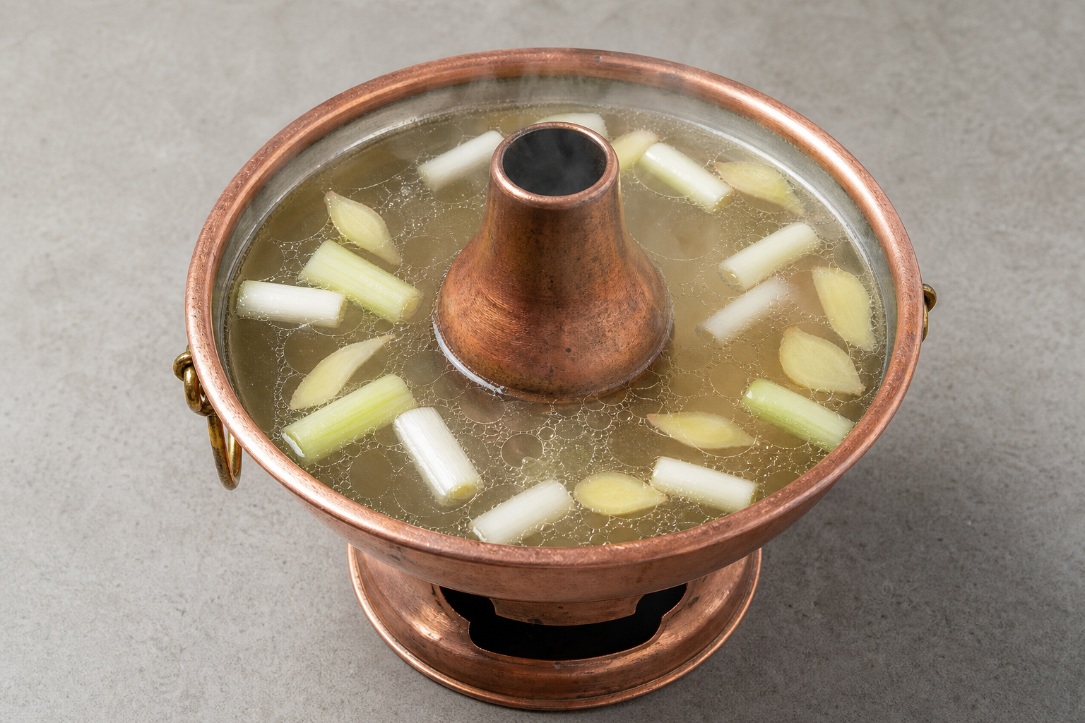 fresh savory Beijing copper pot clear broth hot pot broth P09 — China ingredient