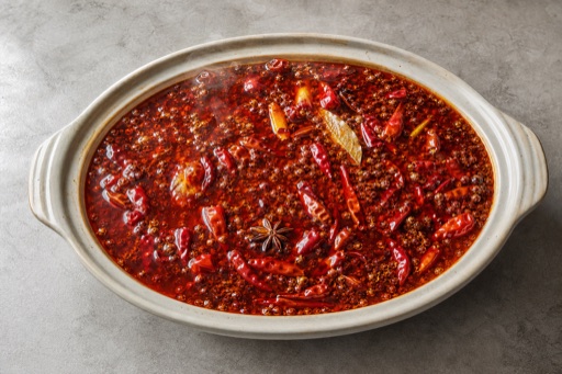 fresh savory Chongqing old-style hot pot broth P03 — China ingredient