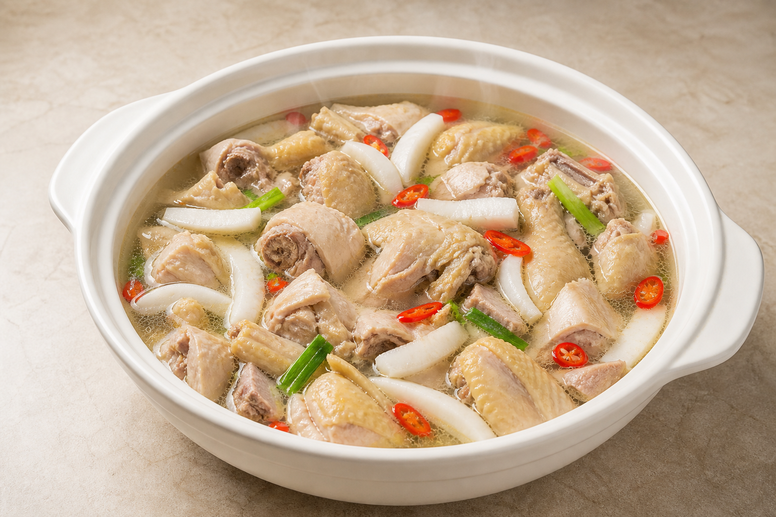 fresh spicy coconut chicken hot pot broth P09 — China ingredient
