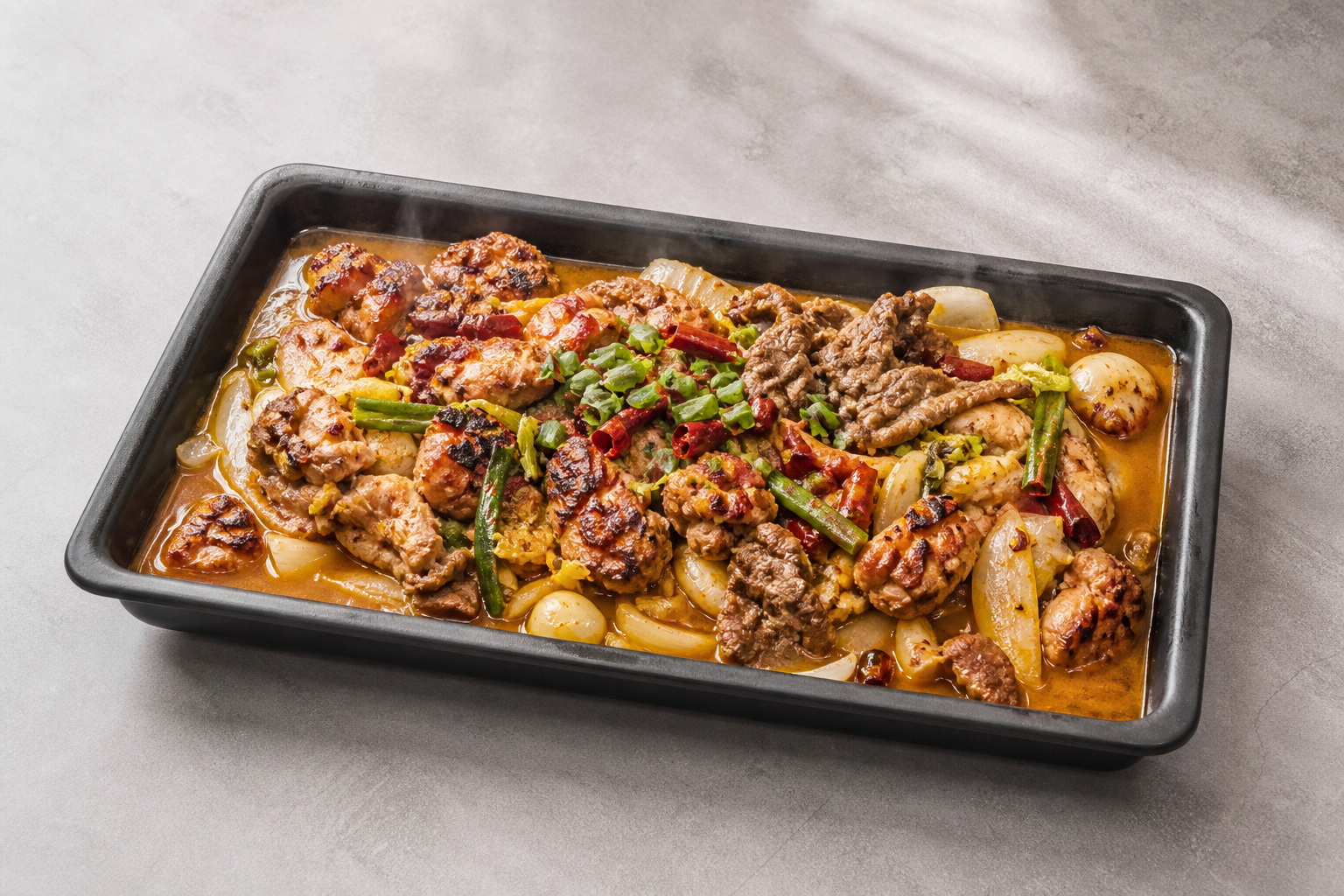 CN Grilled chicken meal hotpot P02 — China ingredient