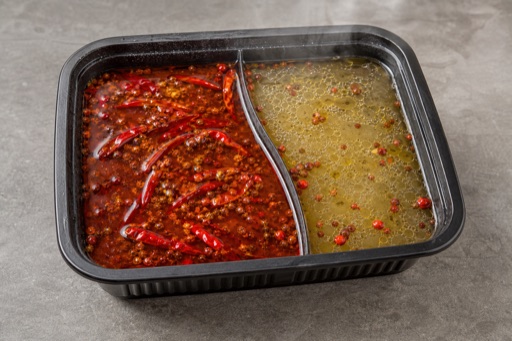 鸳鸯半边成都清油麻辣锅底 P06 — 中国 食材