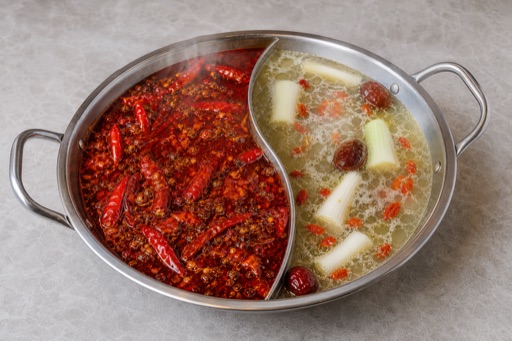 half-and-half side Sichuan Chongqing beef tallow hot pot broth P05 — China ingredient