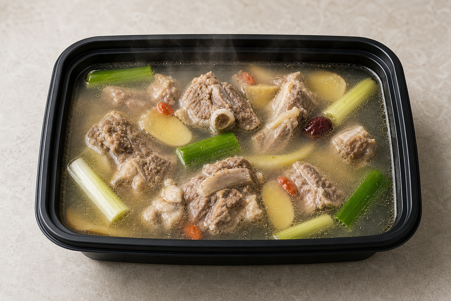 homestyle Beijing copper pot clear broth hot pot broth P06 — China ingredient