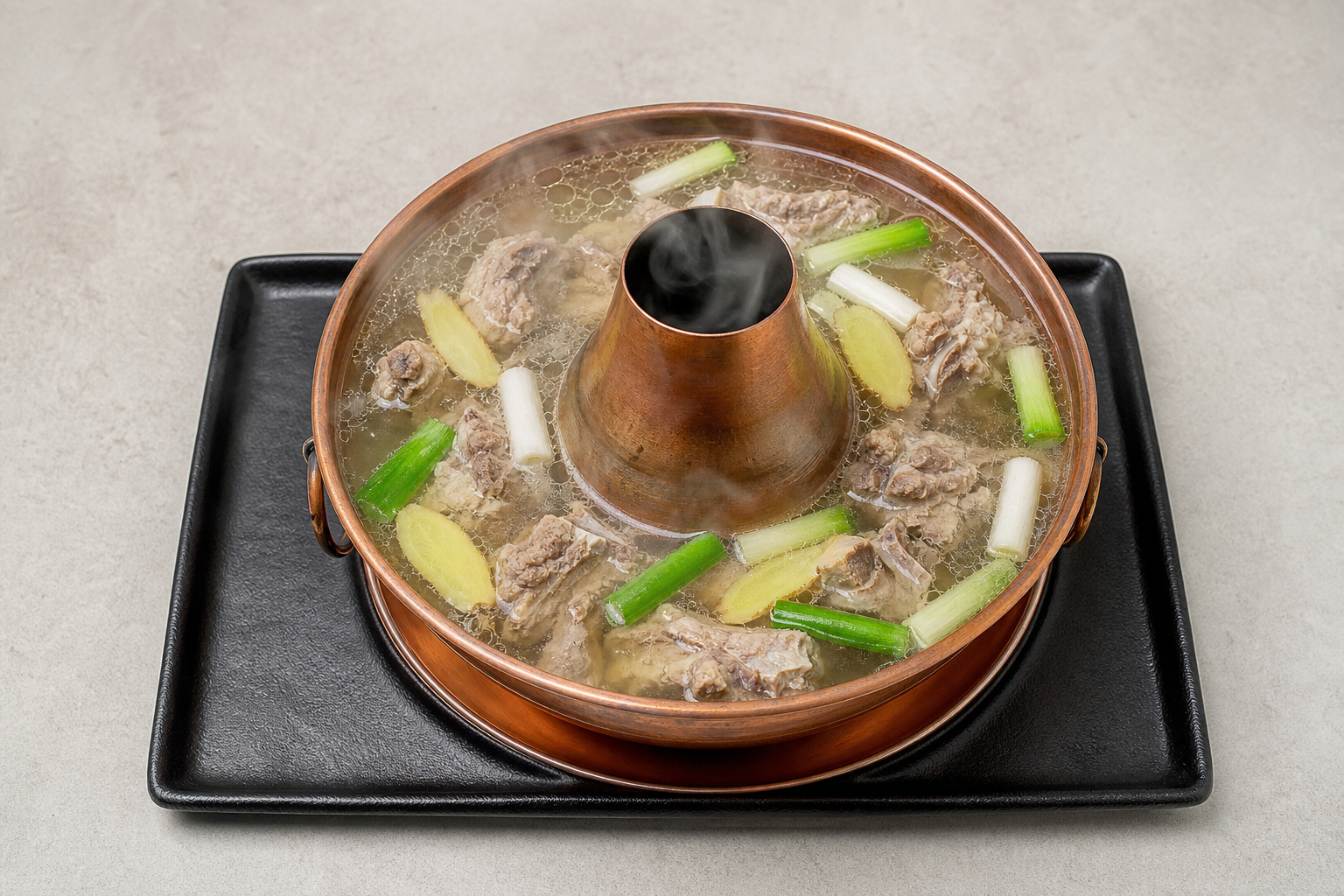house special Beijing copper pot clear broth hot pot broth P02 — China ingredient