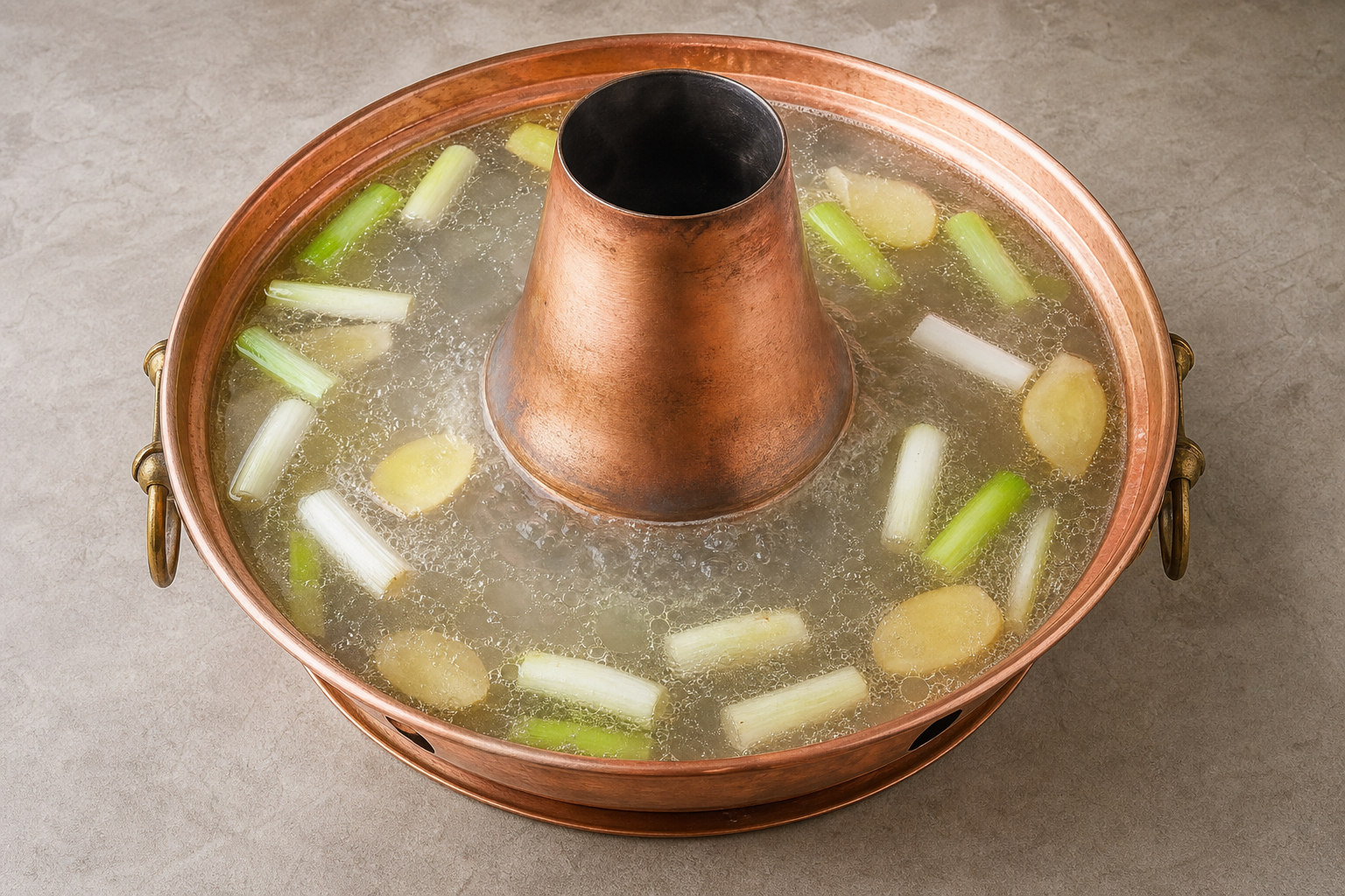 house special Beijing copper pot clear broth hot pot broth P10 — China ingredient