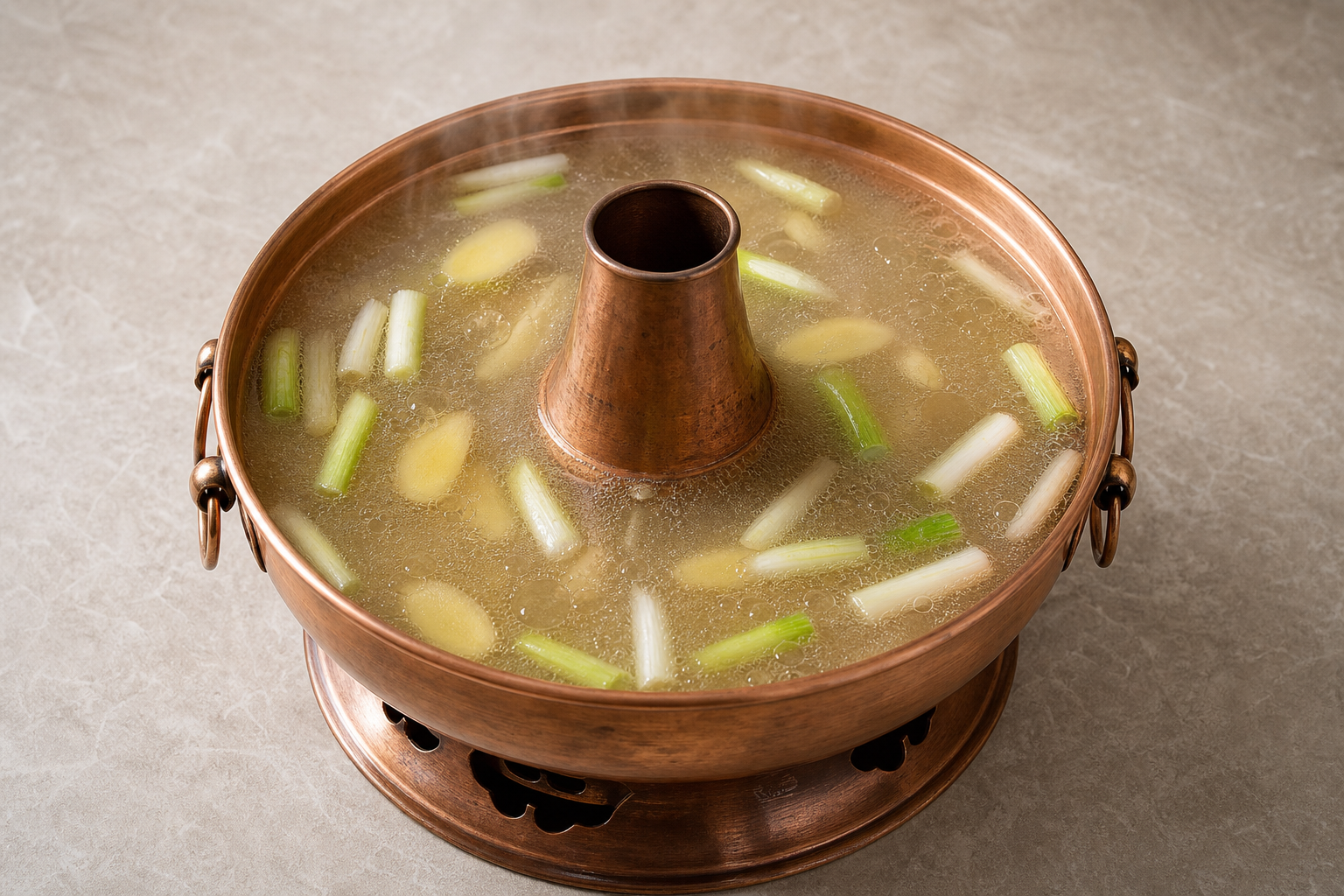 light nourishing Beijing copper pot clear broth hot pot broth P10 — China ingredient