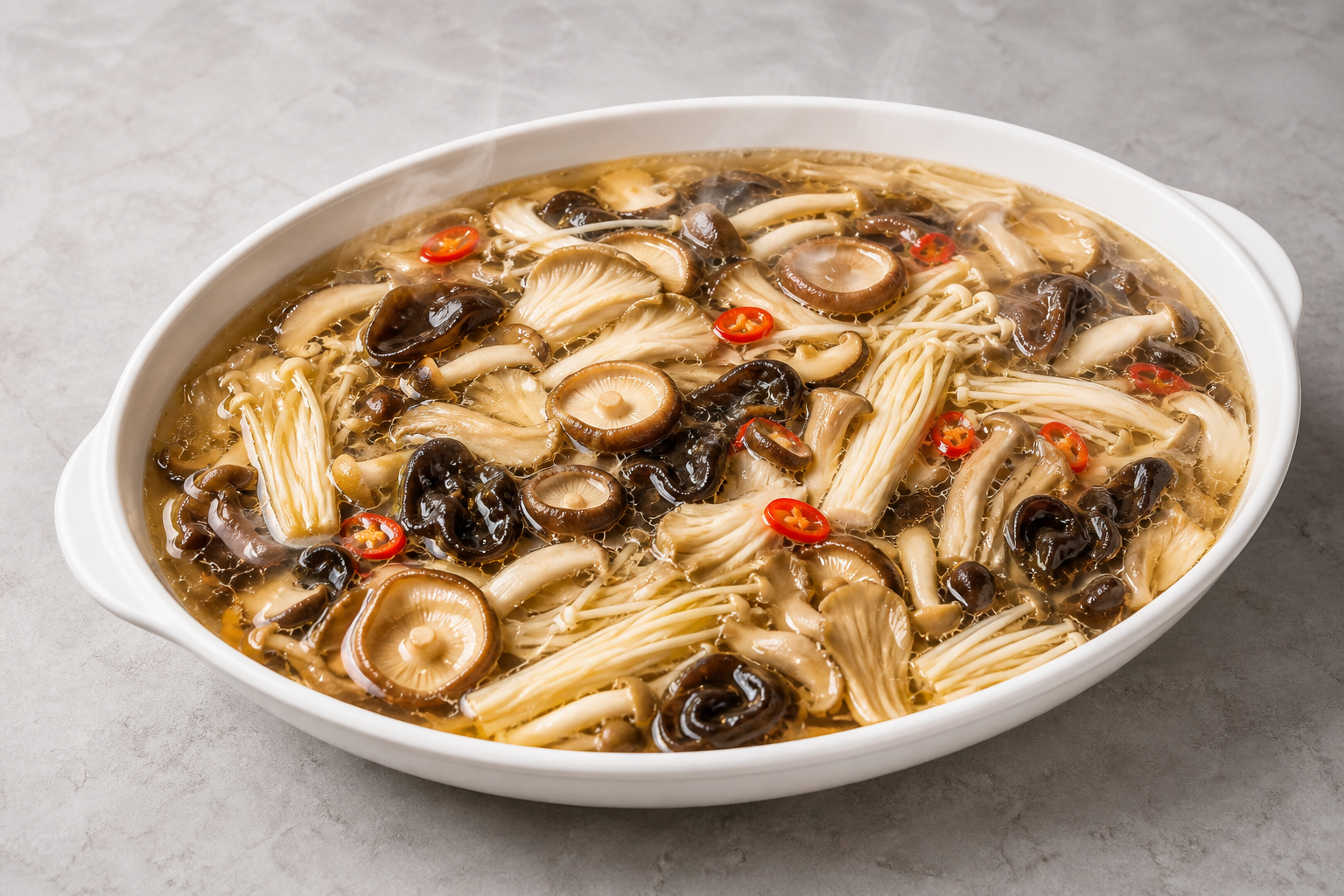 mild spicy mushroom clear broth hot pot broth P03 — China ingredient