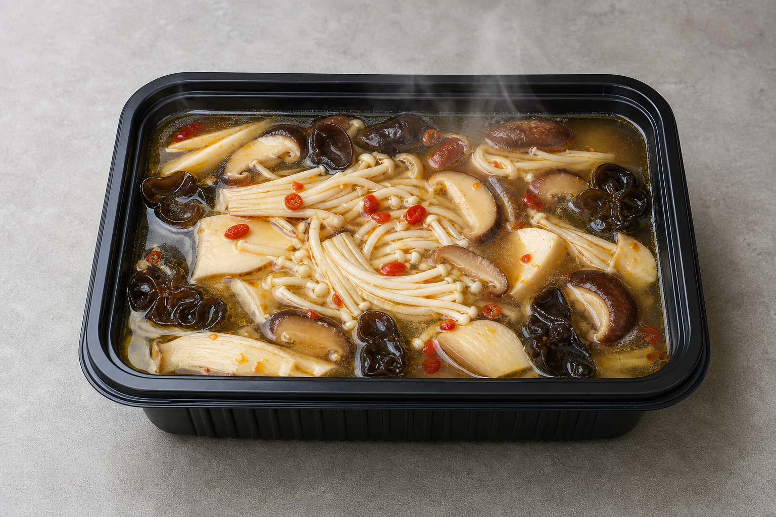 mild spicy mushroom clear broth hot pot broth P06 — China ingredient