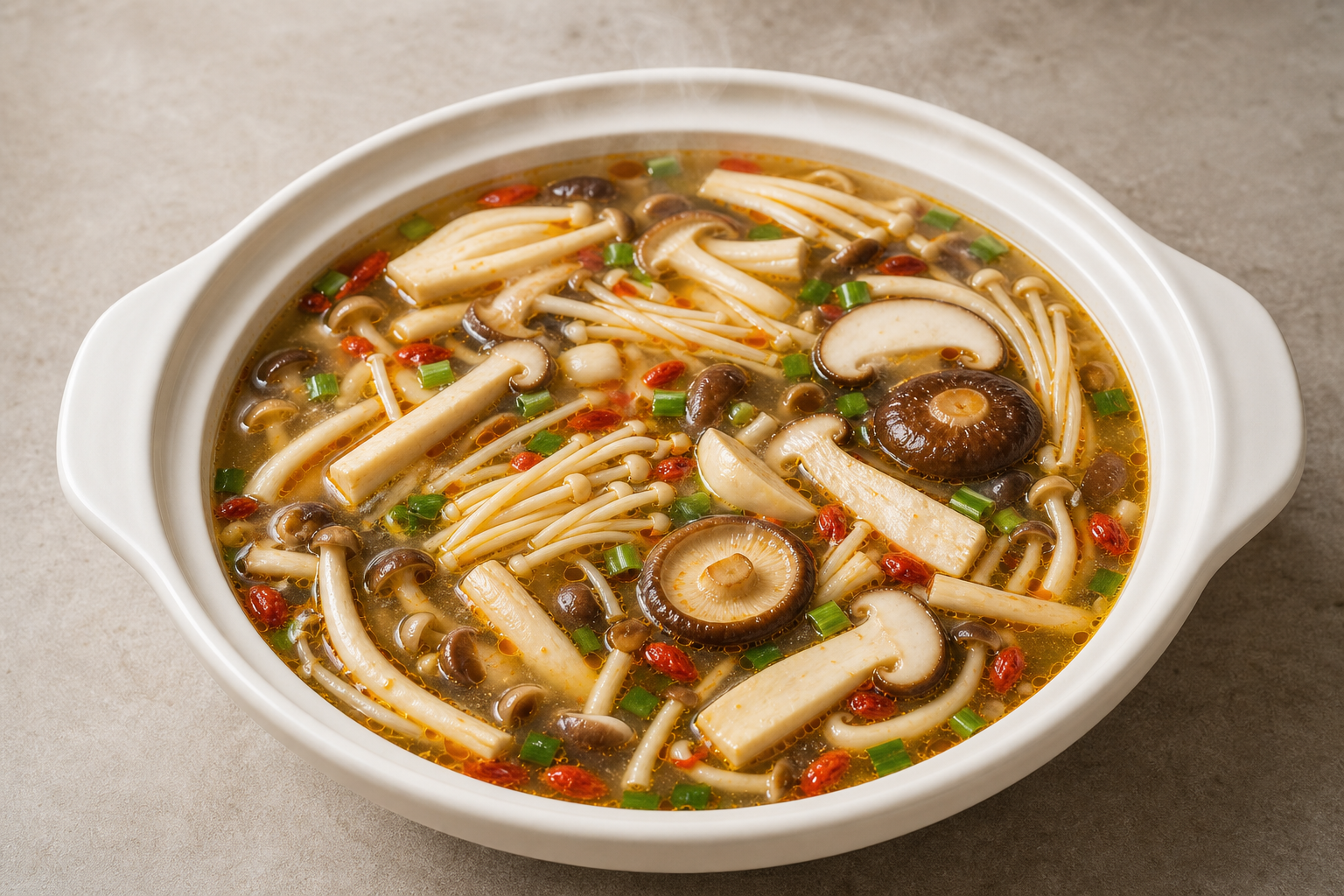 mild spicy mushroom clear broth hot pot broth P09 — China ingredient