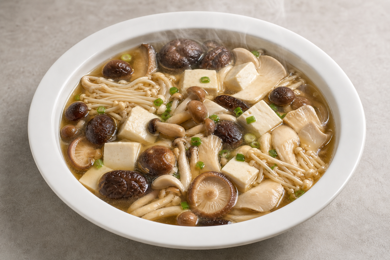 mushroom tofu hot pot broth P01 — China ingredient