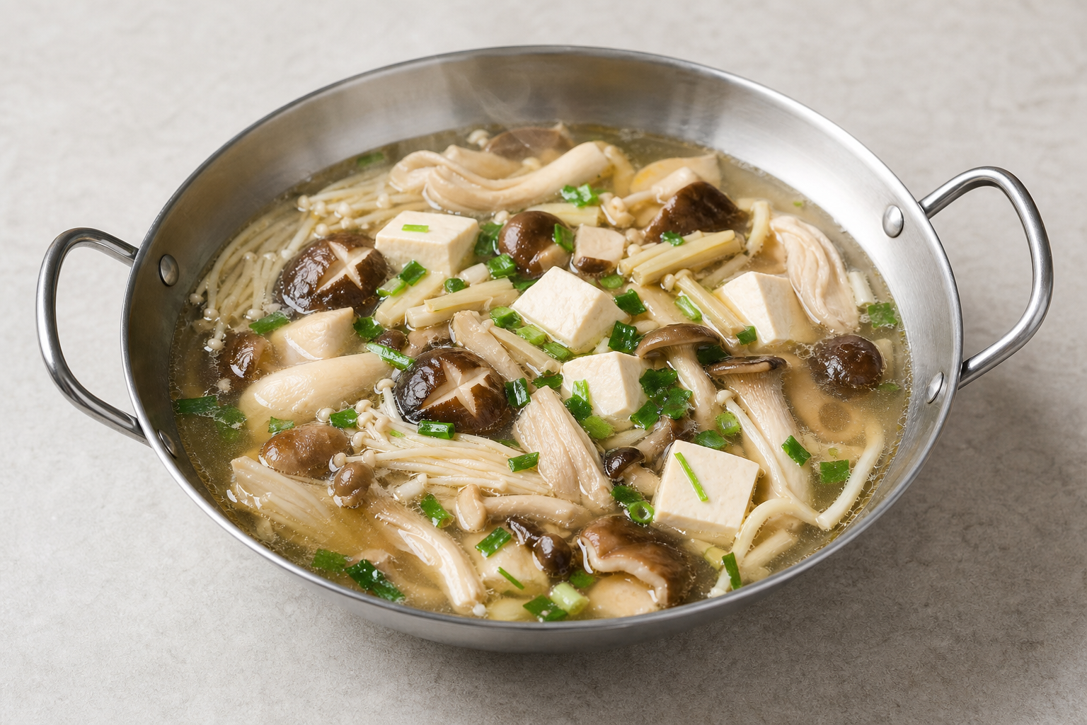 mushroom tofu hot pot broth P05 — China ingredient