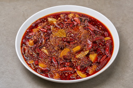 Sichuan Chongqing old hot pot broth food image by VDAMO