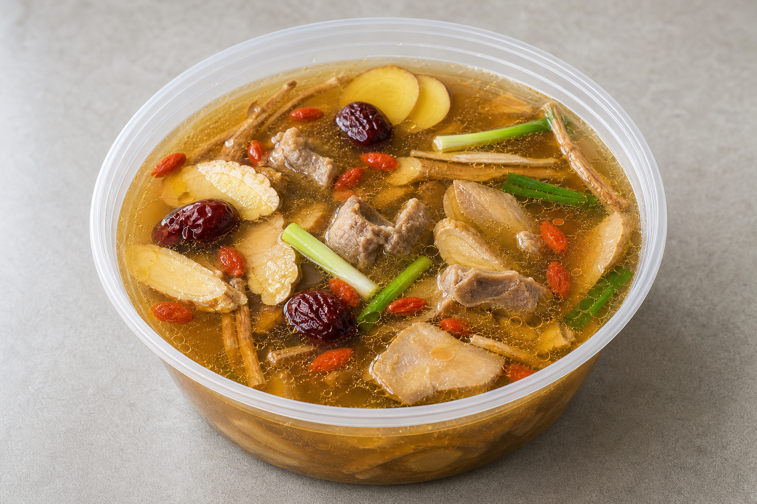 signature Chinese herbal nourishing hot pot broth P07 — China ingredient