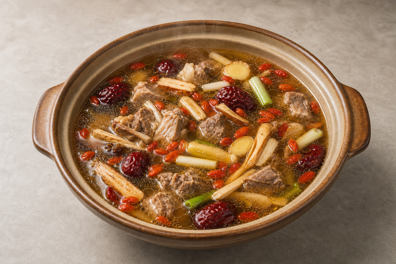 signature Chinese herbal nourishing hot pot broth P09 — China ingredient