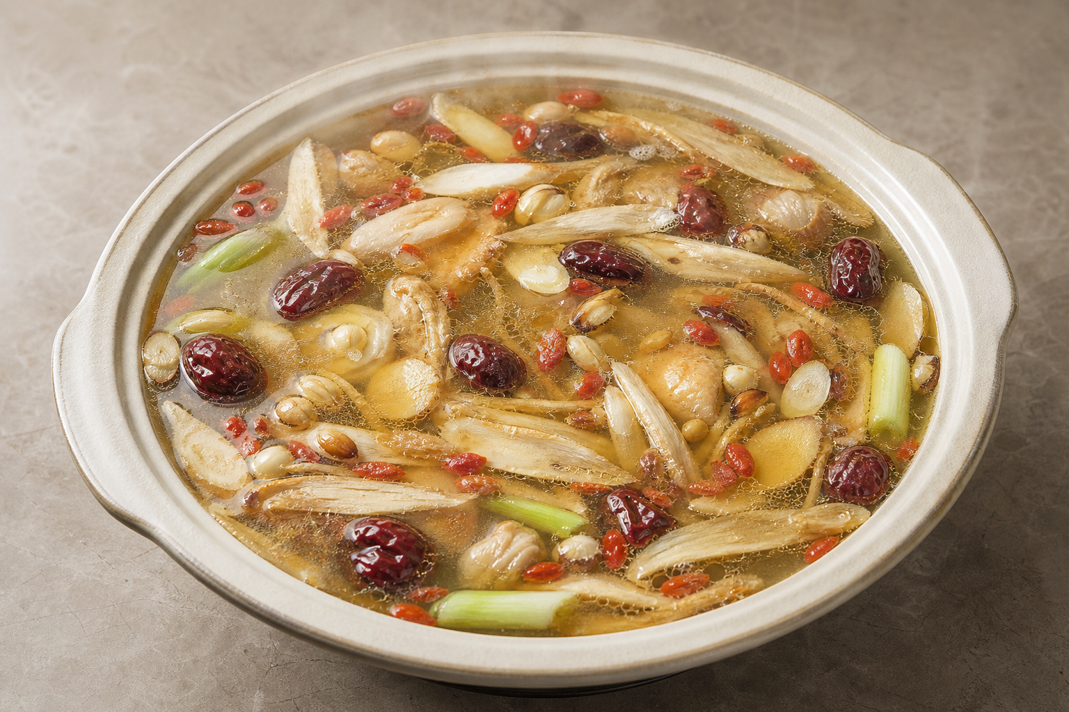 signature Chinese herbal nourishing hot pot broth P10 — China ingredient