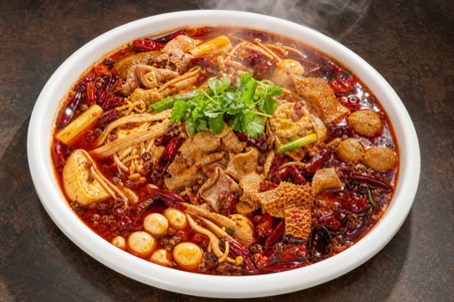 Spicy mala hot pot food image by VDAMO