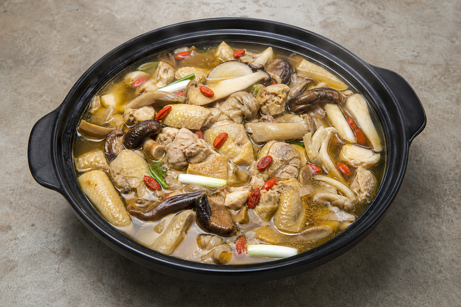 Yunnan mushroom chicken hot pot broth P08 — China ingredient