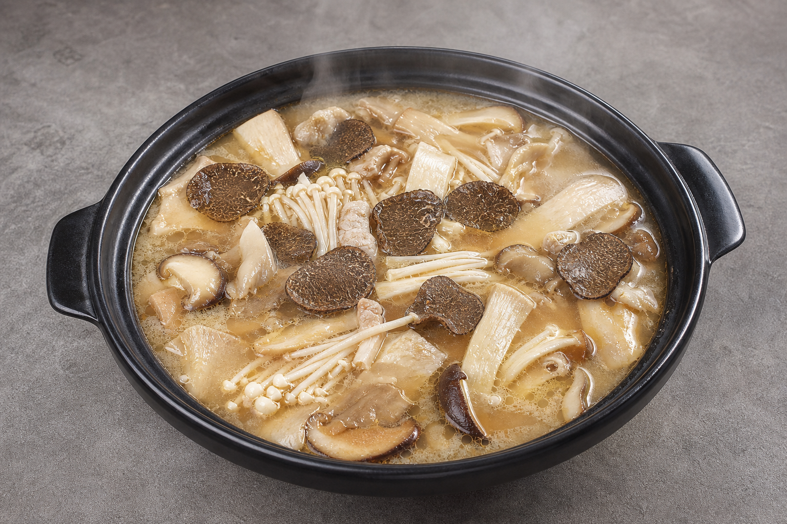 Zigong black truffle mushroom hot pot soup base P08 — China ingredient