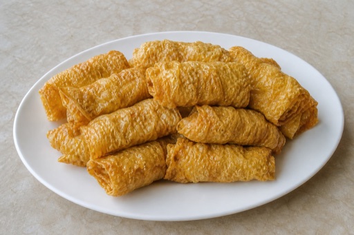 Chaoshan beef hot pot fried tofu skin rolls add-on P03 — China dish