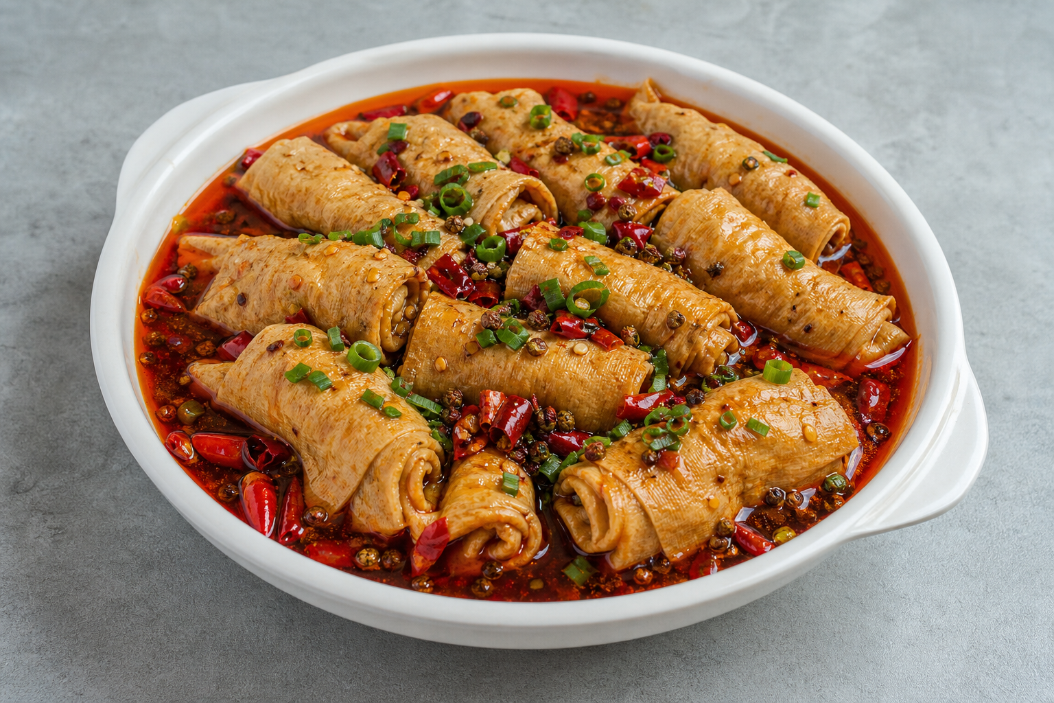 Chongqing hot pot tofu skin rolls add-on P04 — China dish
