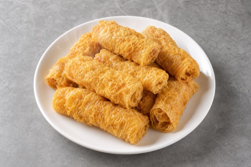 dual broth hot pot fried tofu skin rolls add-on P09 — China dish