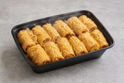fried tofu skin rolls P06 — China dish