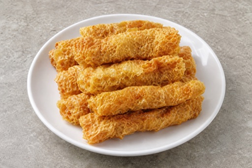 fried tofu skin rolls P09 — China dish