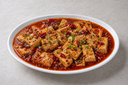 mala hot pot firm tofu add-on P03 — China dish