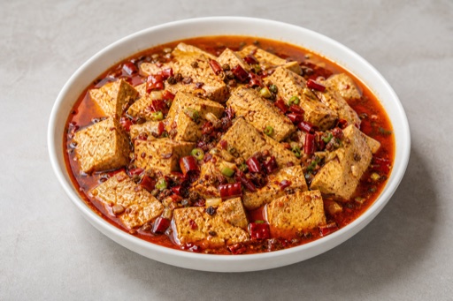 mala hot pot firm tofu add-on P04 — China dish