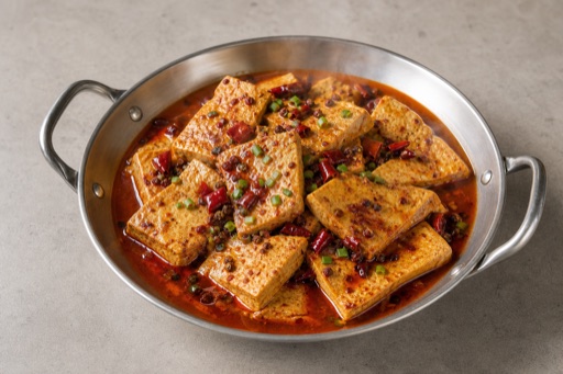 mala hot pot firm tofu add-on P05 — China dish
