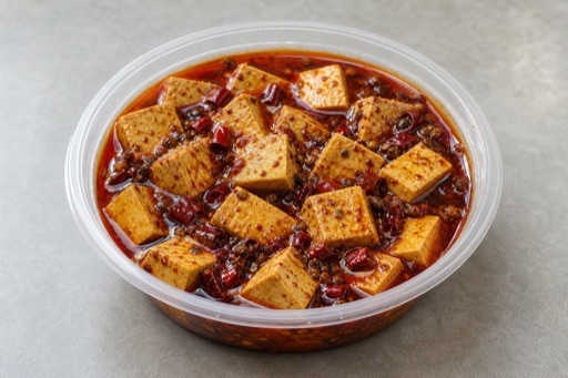 mala hot pot firm tofu add-on P07 — China dish