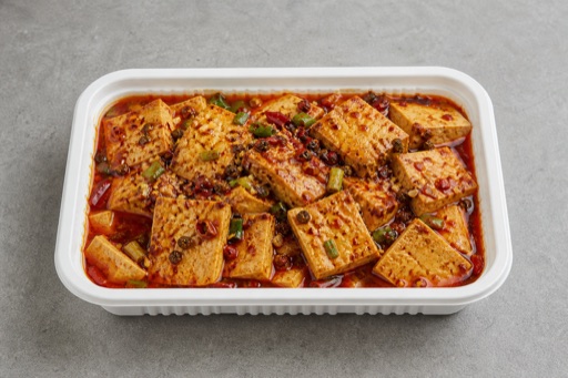 mala hot pot firm tofu add-on P08 — China dish