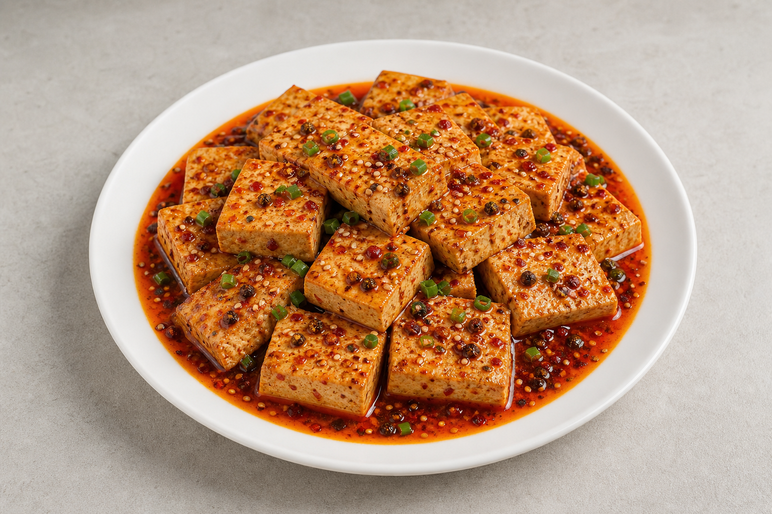 mala hot pot firm tofu add-on P01 — China dish