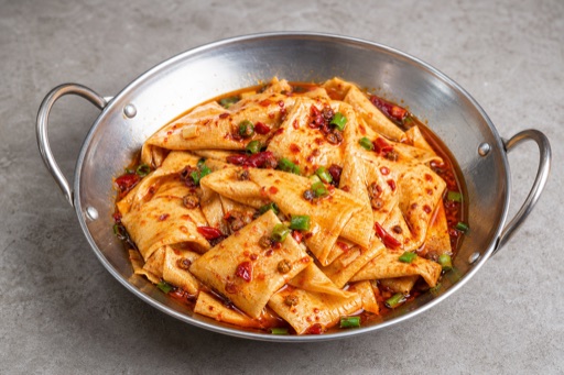 mala hot pot fresh tofu skin add-on P05 — China dish
