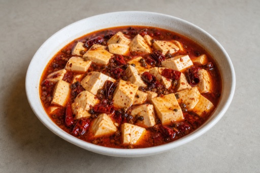 mala hot pot soft tofu add-on P04 — China dish