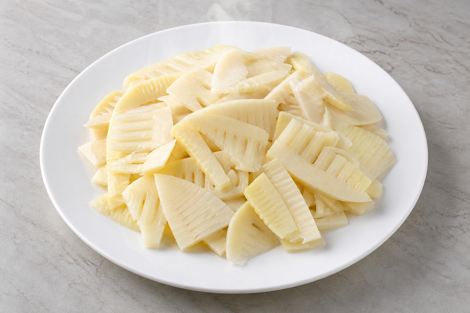 Bamboo shoot slices P01 — China dish