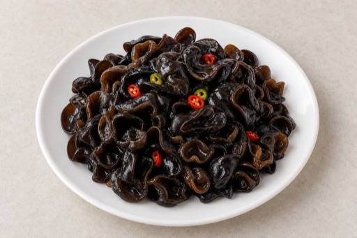 Photorealistic black fungus P01 food image by VDAMO