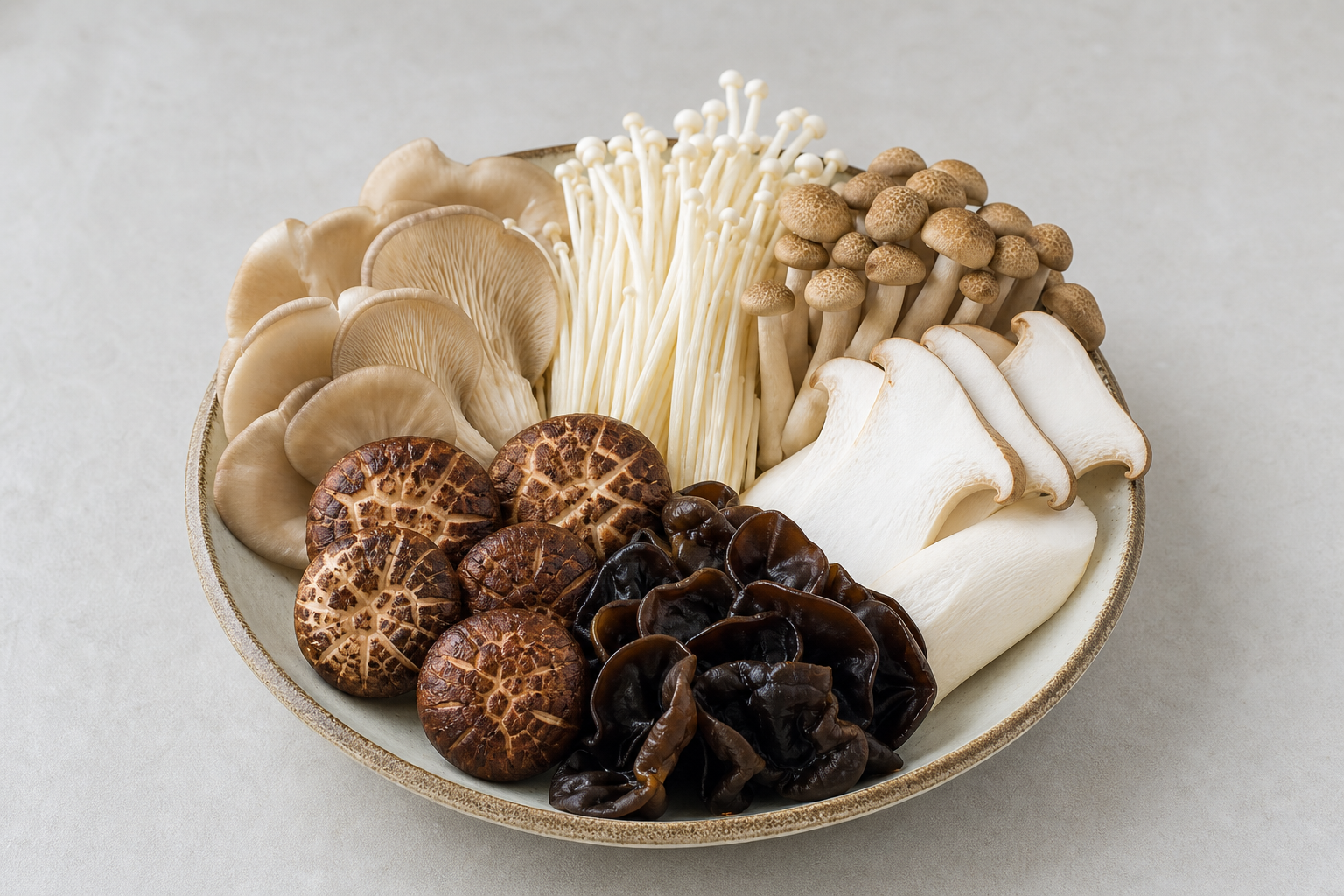 mushroom platter P02 — China dish