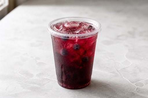 Photorealistic blueberry iced tea P08 food image by VDAMO