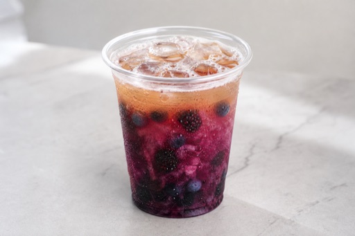 blueberry mulberry four season oolong tea P03 — China dish