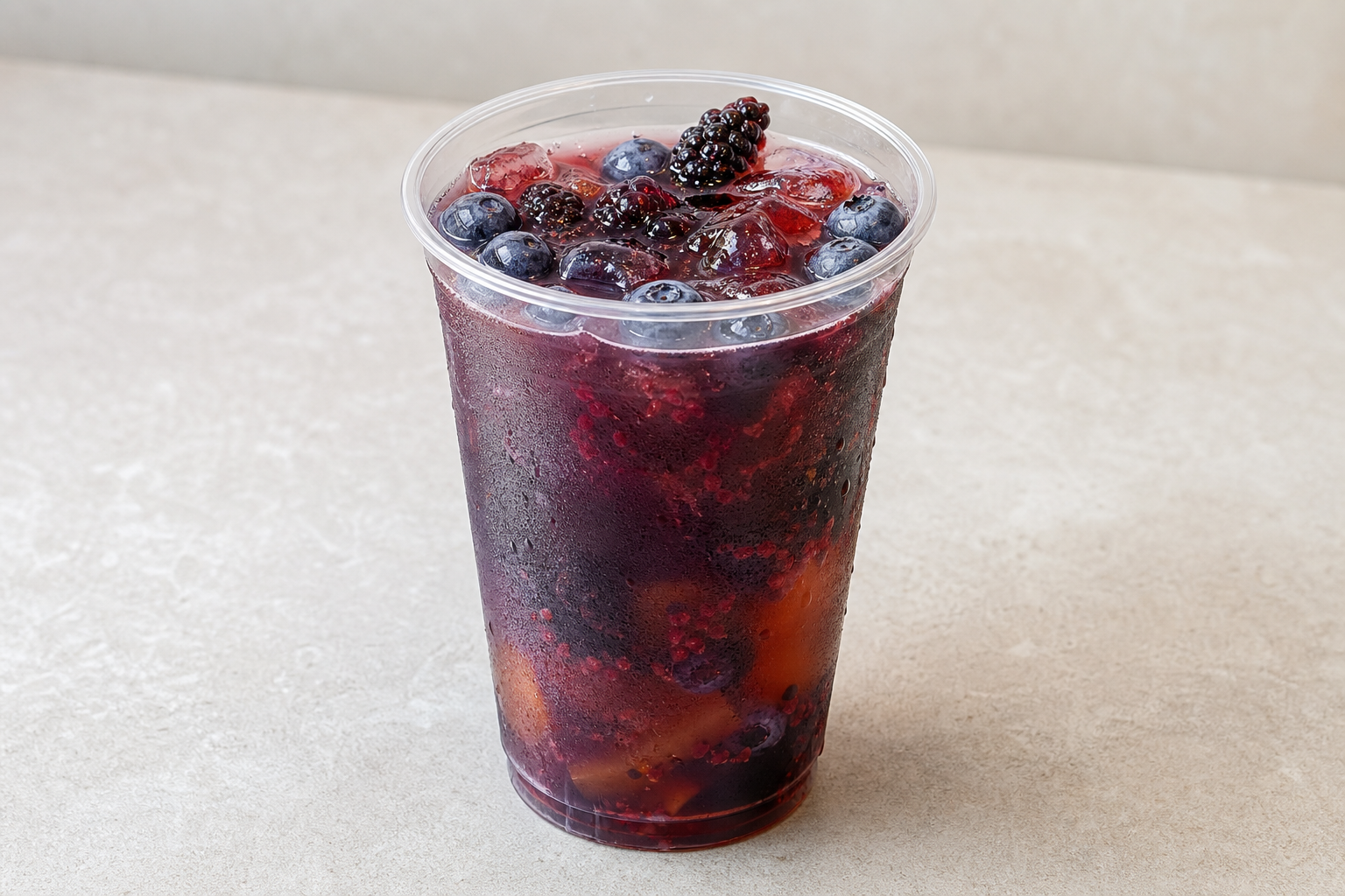 blueberry mulberry four season oolong tea P04 — China dish
