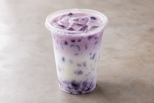blueberry yakult drink P04 — China dish