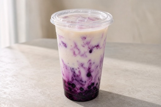 blueberry yakult drink P05 — China dish