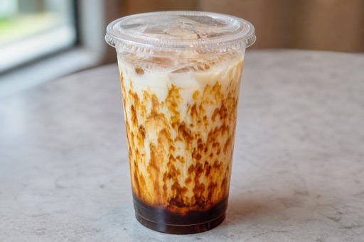Photorealistic Brown sugar fresh milk P01 food image by VDAMO