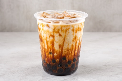 Photorealistic Brown sugar fresh milk P03 food image by VDAMO