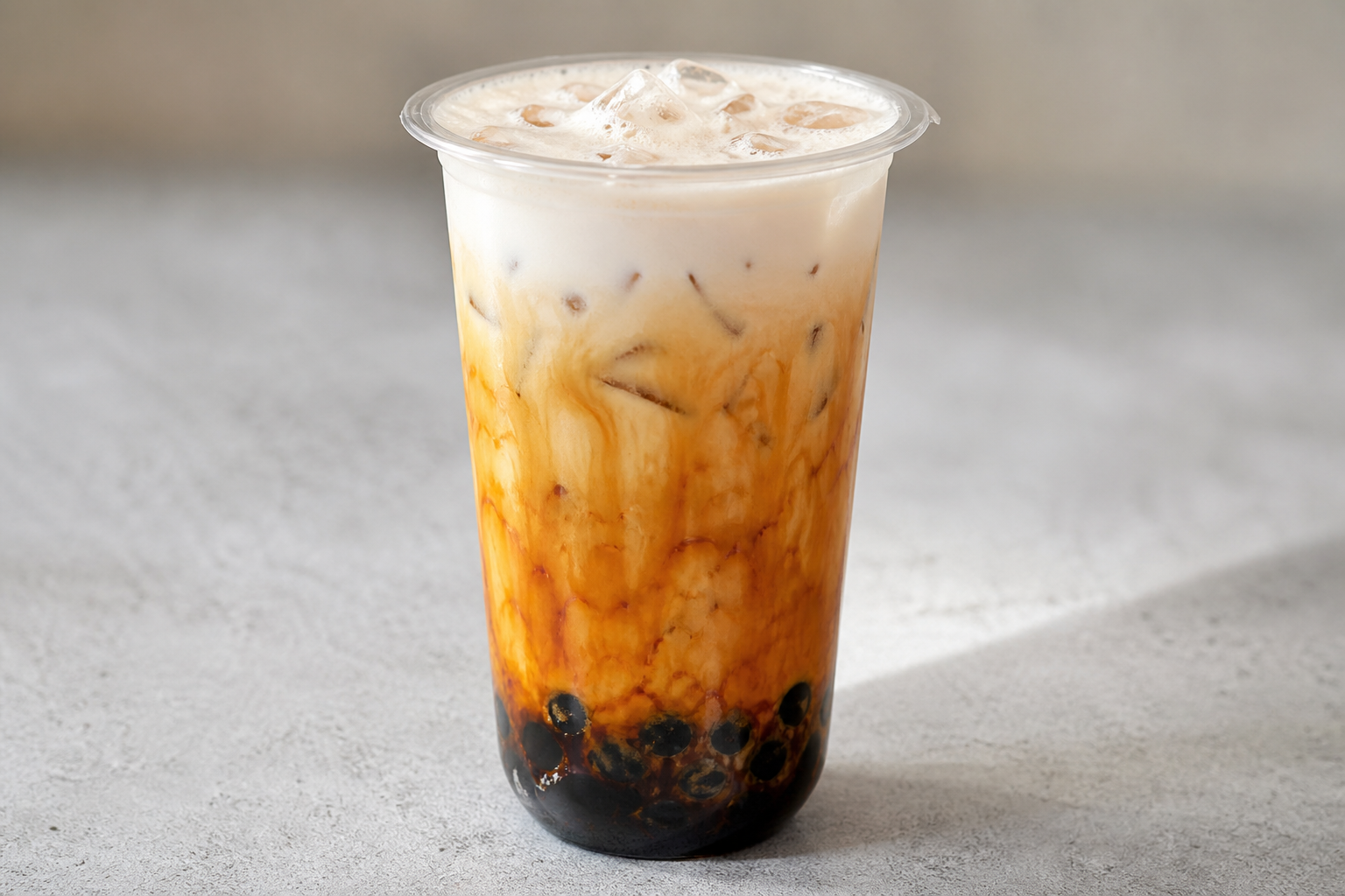 Brown sugar tea latte P07 — China dish