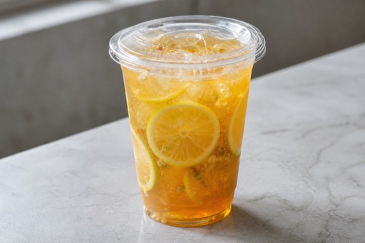 Photorealistic fragrant lemon tea P04 food image by VDAMO